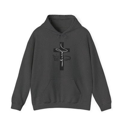 Jesus Cross & Crown Hoodie