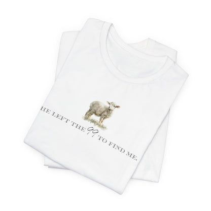 Left 99 Lamb Natural Print Script