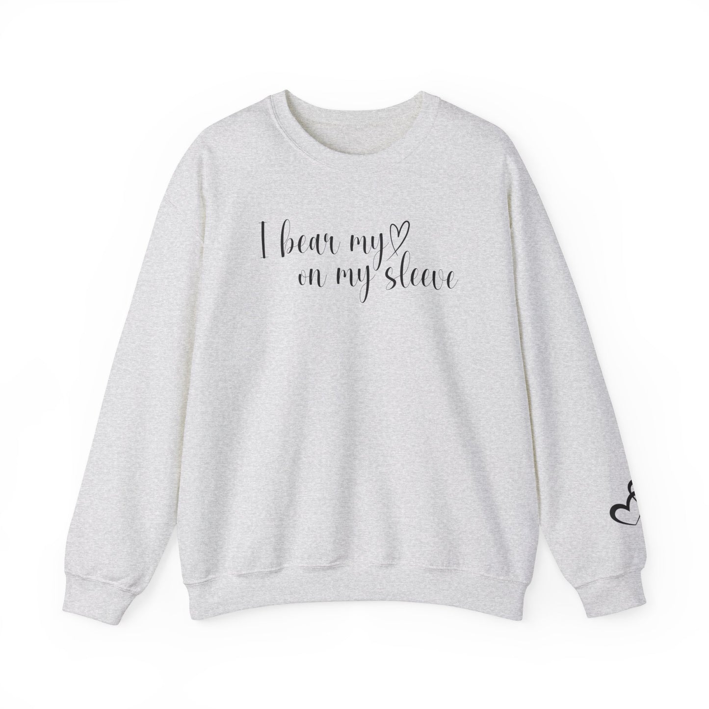 Custom I Bear My Heart on My Sleeve Print Style 1 Sweatshirt