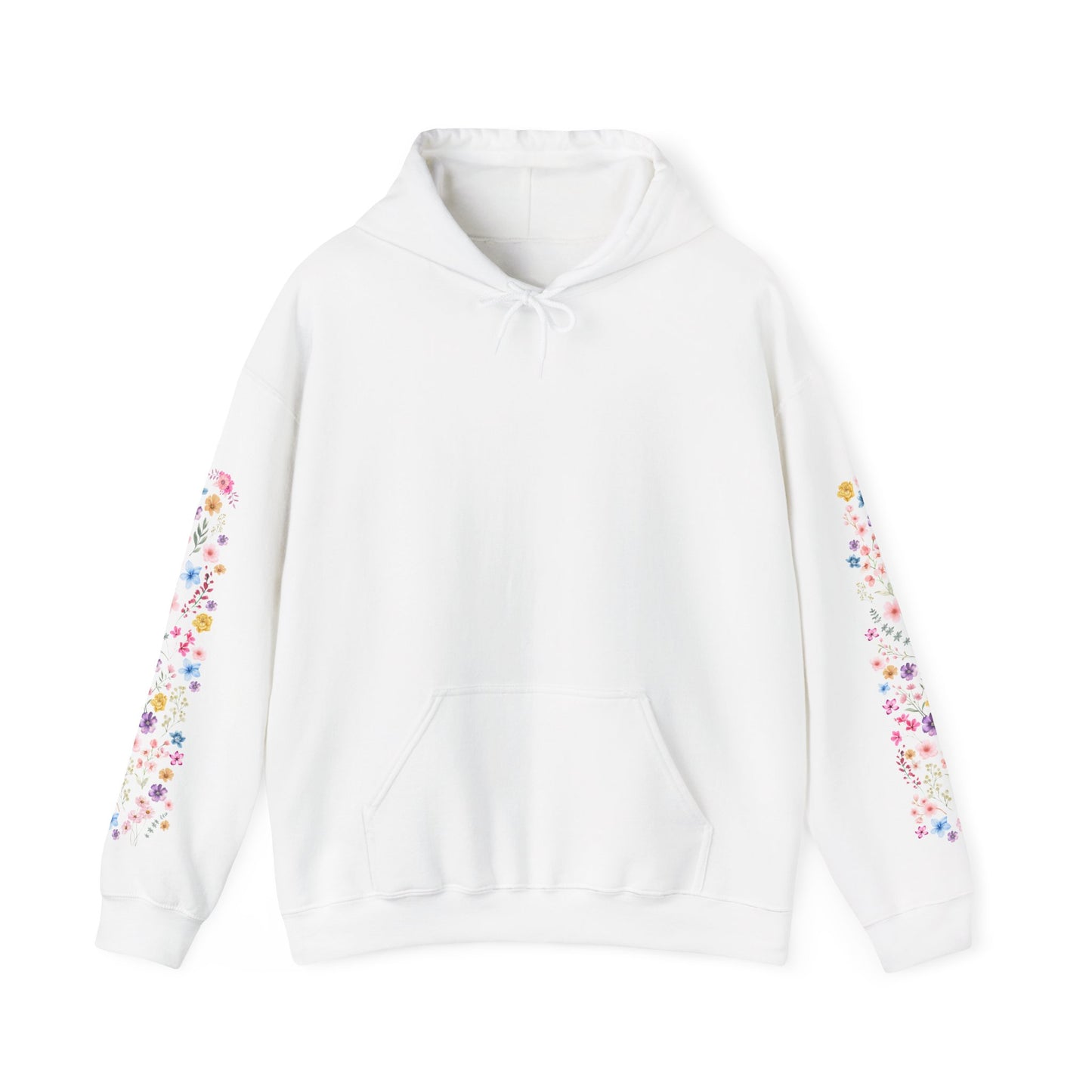 Flower Sleeve Hoodie