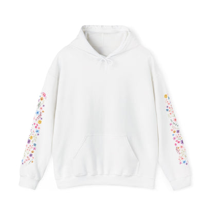 Flower Sleeve Hoodie