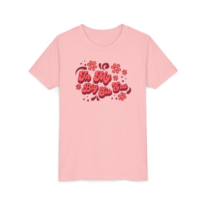 In My Big Sis Era Pink Youth Shirt