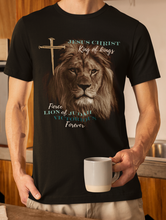 Jesus King of Kings Lion of Judah Victorious Color