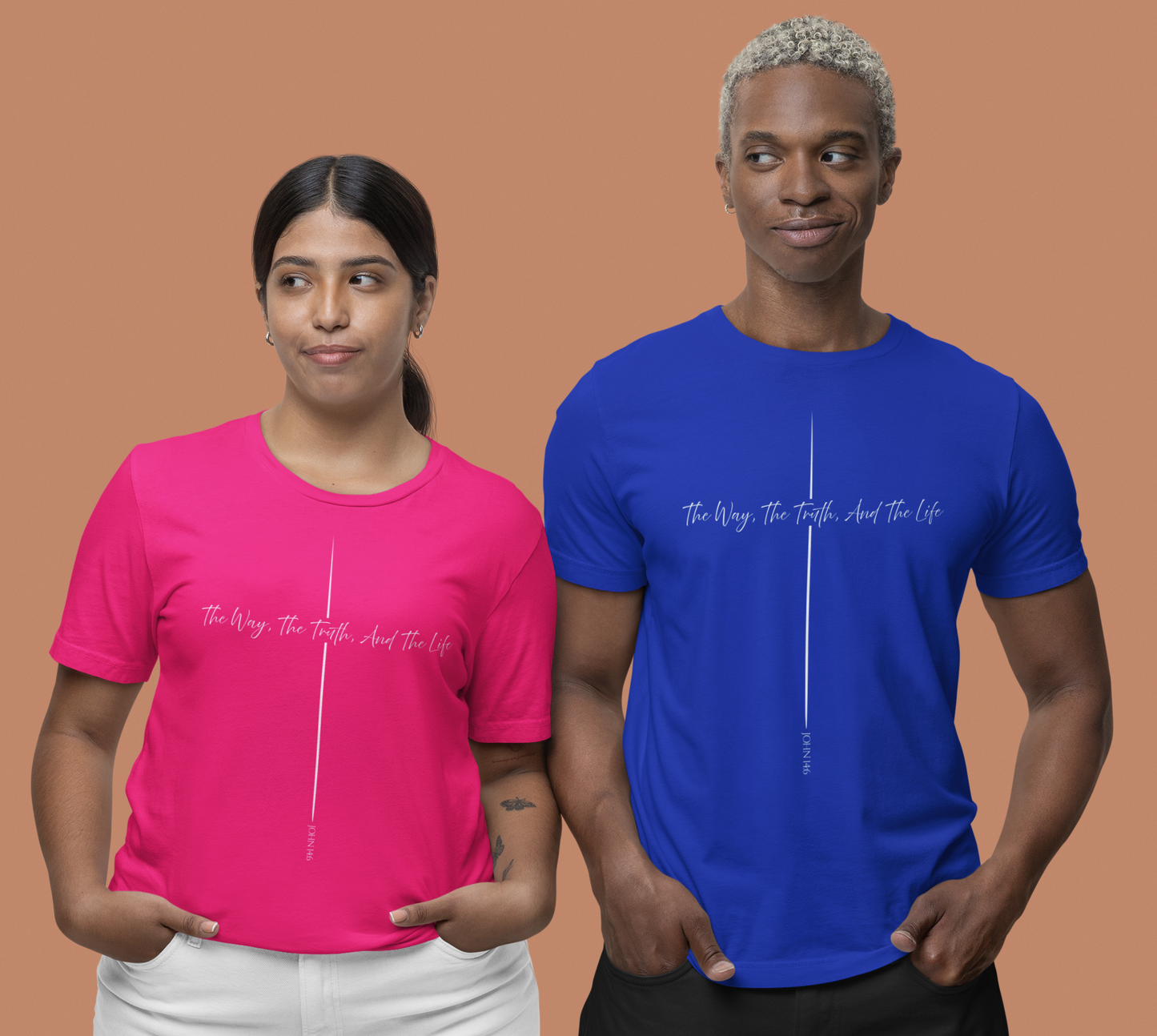 John 14:6 Way Truth Life Script Shirt