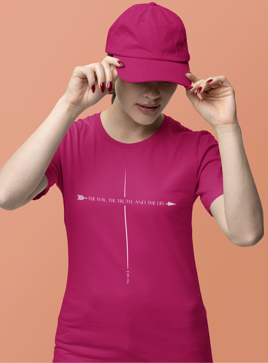 John 14:6 Way Truth Life Print Shirt