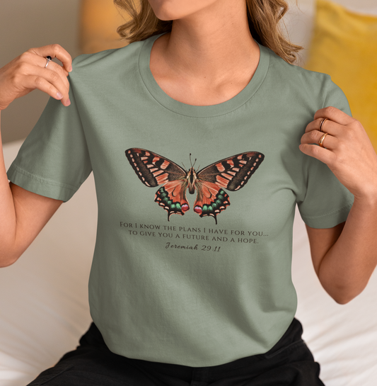 Red Butterfly Verse Jer. 29:11
