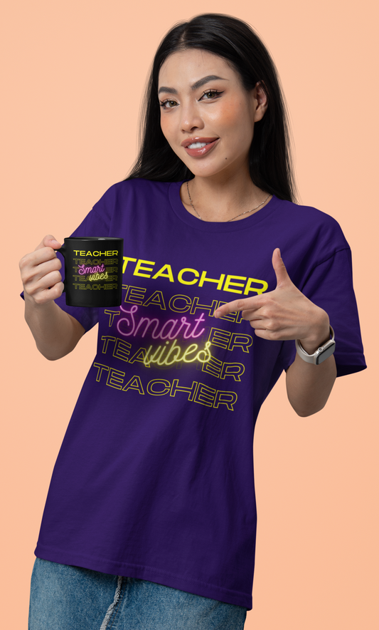 Teacher Smart Vibes Short Sleeve Tee