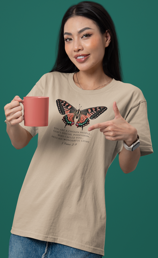 Red Butterfly Verse 1 Pet. 2:9