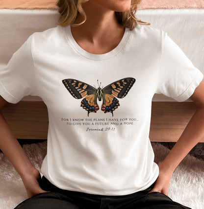 Orange & Blue Butterfly Verse Jer. 29:11