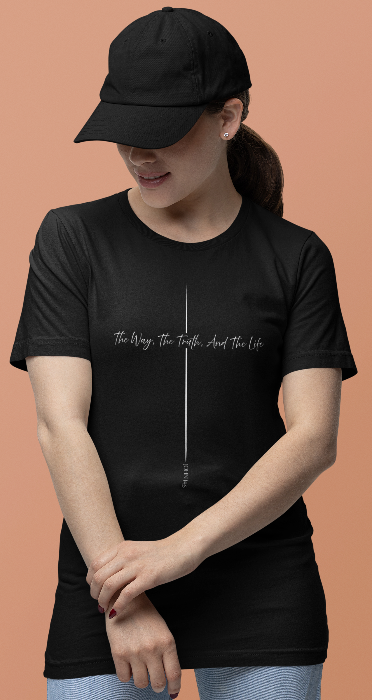 John 14:6 Way Truth Life Script Shirt