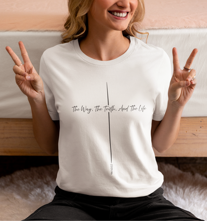John 14:6 Way Truth Life Script Shirt