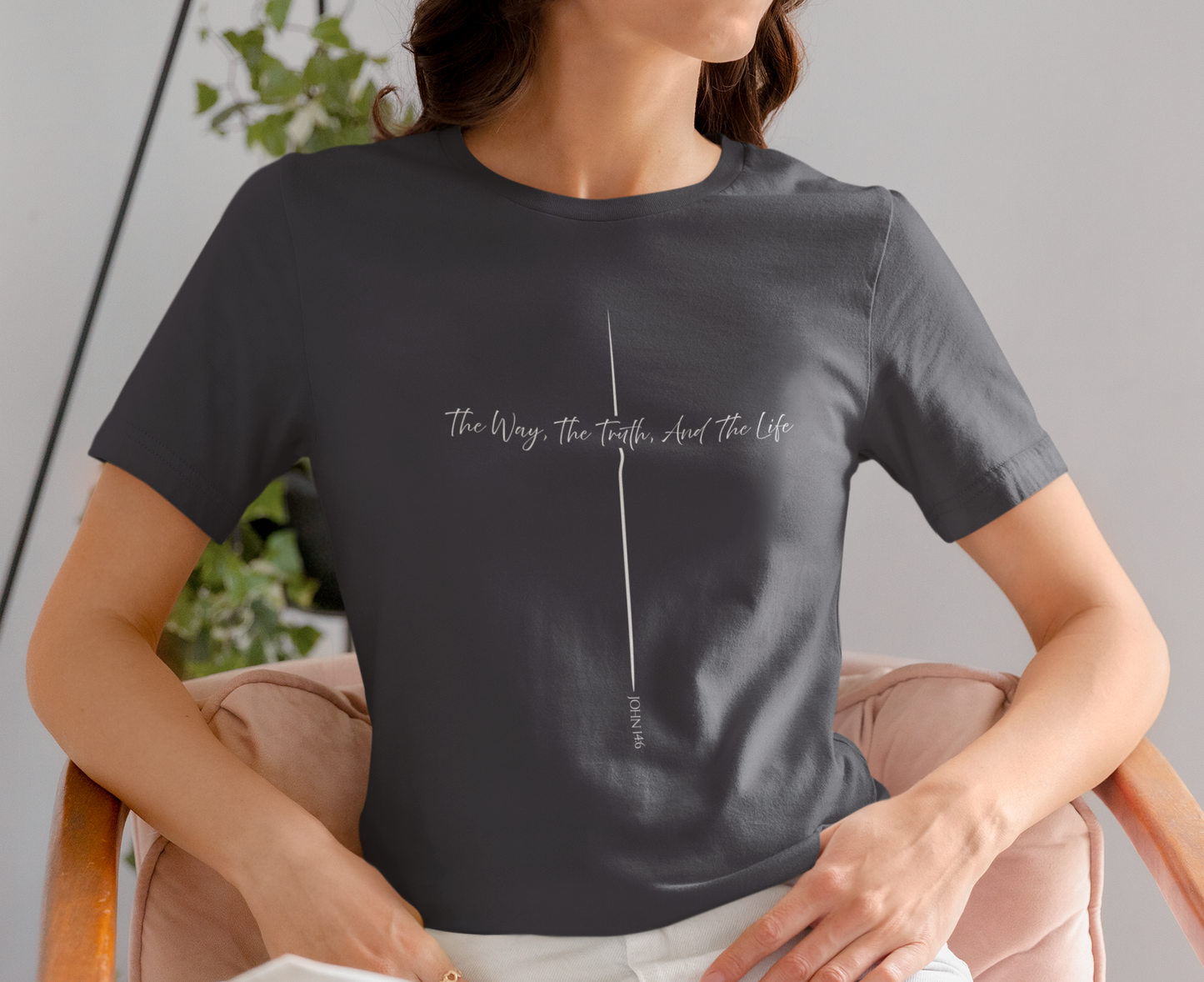 John 14:6 Way Truth Life Script Shirt