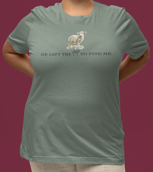Left 99 Lamb Natural Print Script