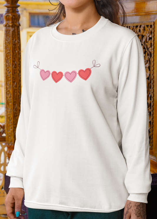 Heart Banner Sweatshirt