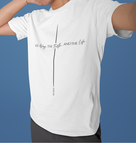 John 14:6 Way Truth Life Mixed Shirt
