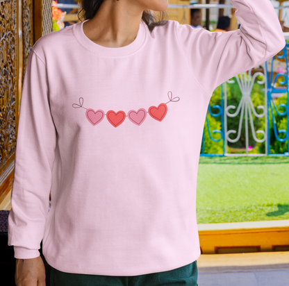 Heart Banner Sweatshirt