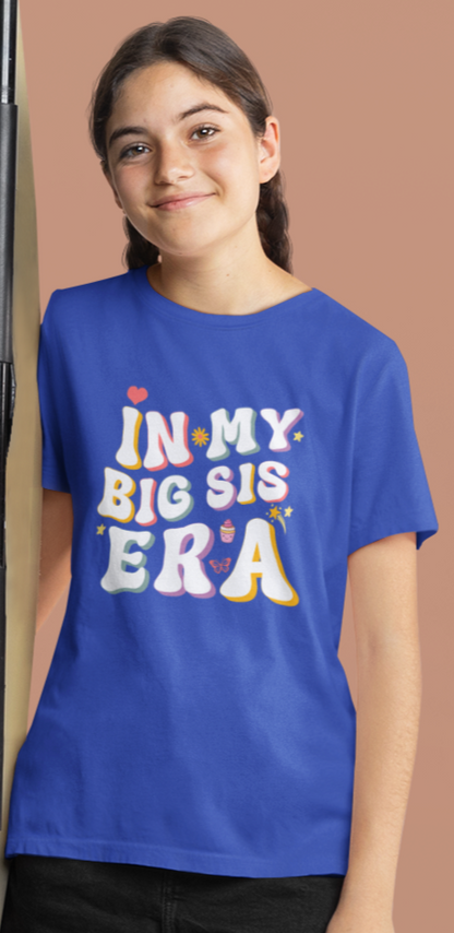 In My Big Sis Era Retro Youth Shirt